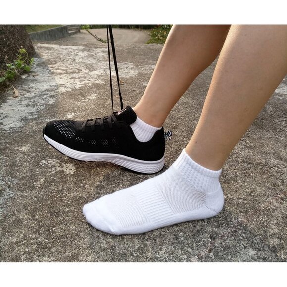 🆕Women White Cotton Athletic Socks 4/6 Pairs Anti-Blister Running Tennis - Picture 7 of 7